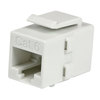 Startech.Com Cat6 RJ45 Coupler White - Keystone Jack Cat.6 F/F C6KEYCOUPLWH